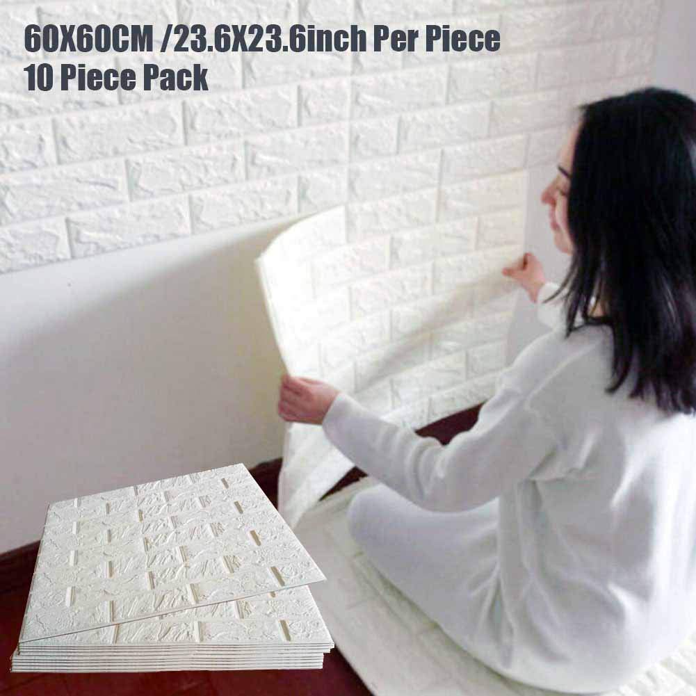 Foam Brick Wall Covering Panels, White Bubble Bricks - 3d Ταπετσαριεσ Τοιχου Πετρα , HD Wallpaper & Backgrounds