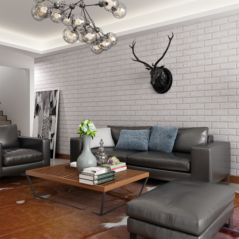 Masione 3d Self Adhesive Wall Panels Faux Foam Bricks - Brick , HD Wallpaper & Backgrounds
