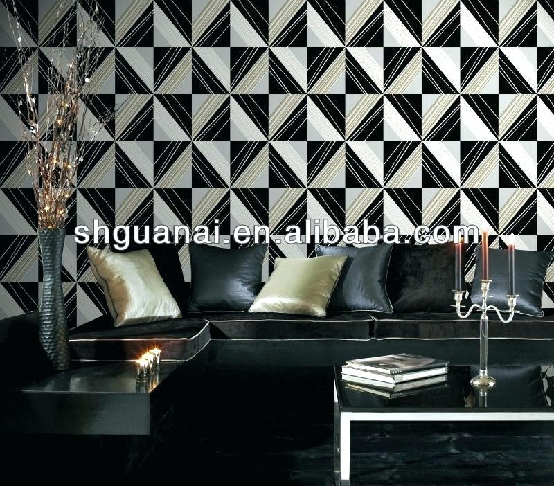 Wallpaper Wall Designs Decoration Office Wallpaper - Triangulos Blanco Y Negro , HD Wallpaper & Backgrounds