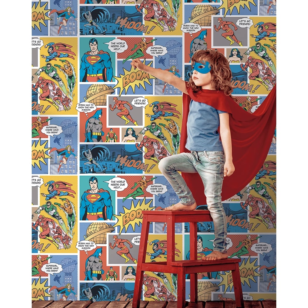 Galerie Official Superman Batman Flash Comic Superhero - Childrens Books , HD Wallpaper & Backgrounds