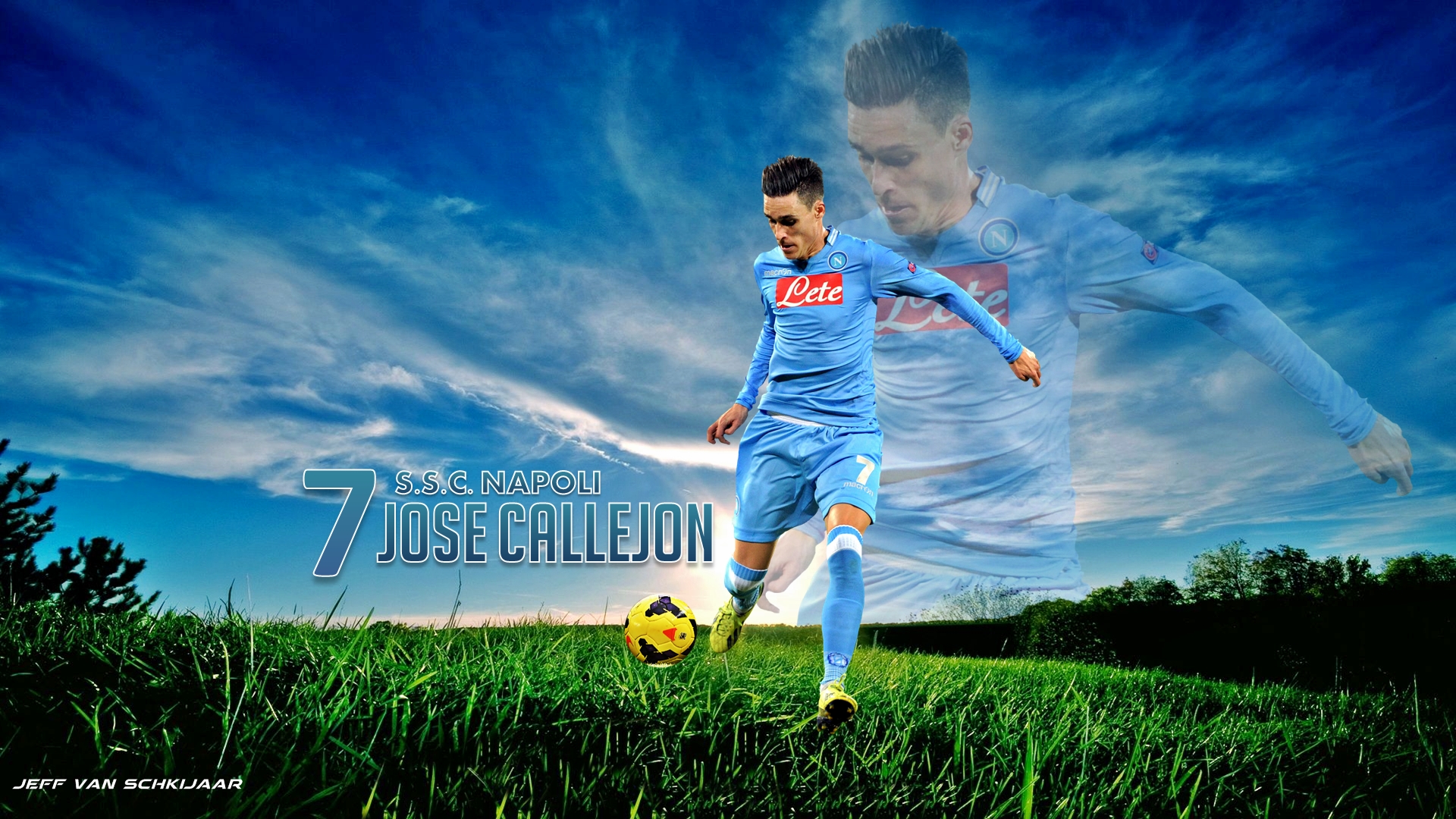 Jose Callejon Napoli Wallpaper 2015 Hd - Clear Sky Image Hd , HD Wallpaper & Backgrounds