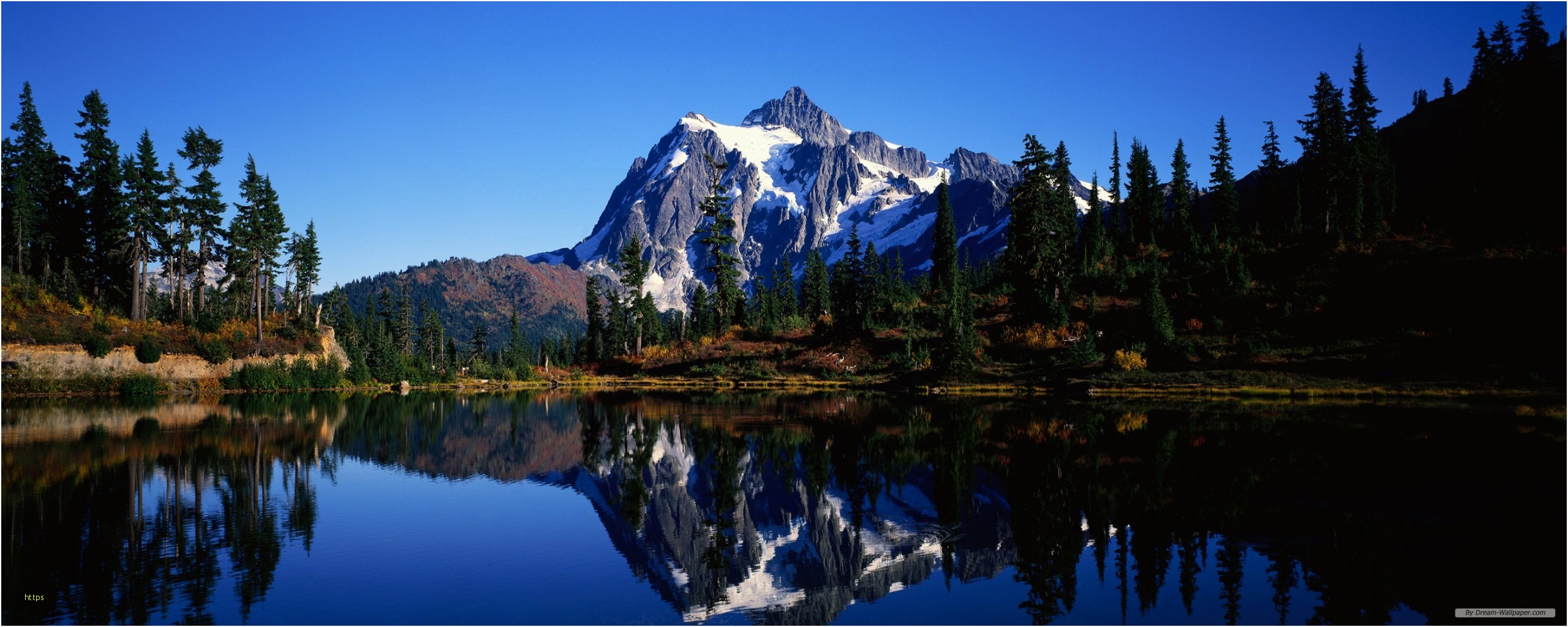 Dual Screen Wallpapers Awesome Dual Monitor Wallpaper - North Cascades National Park, Mount Shuksan , HD Wallpaper & Backgrounds