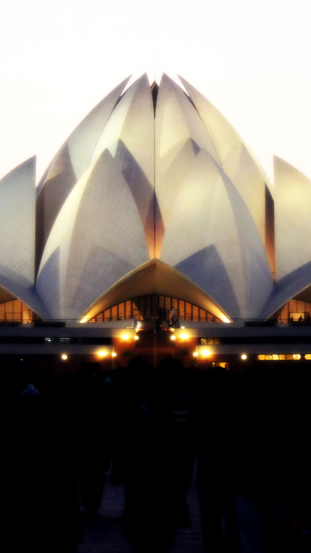 Incredible India Lotus Temple - Architecture , HD Wallpaper & Backgrounds