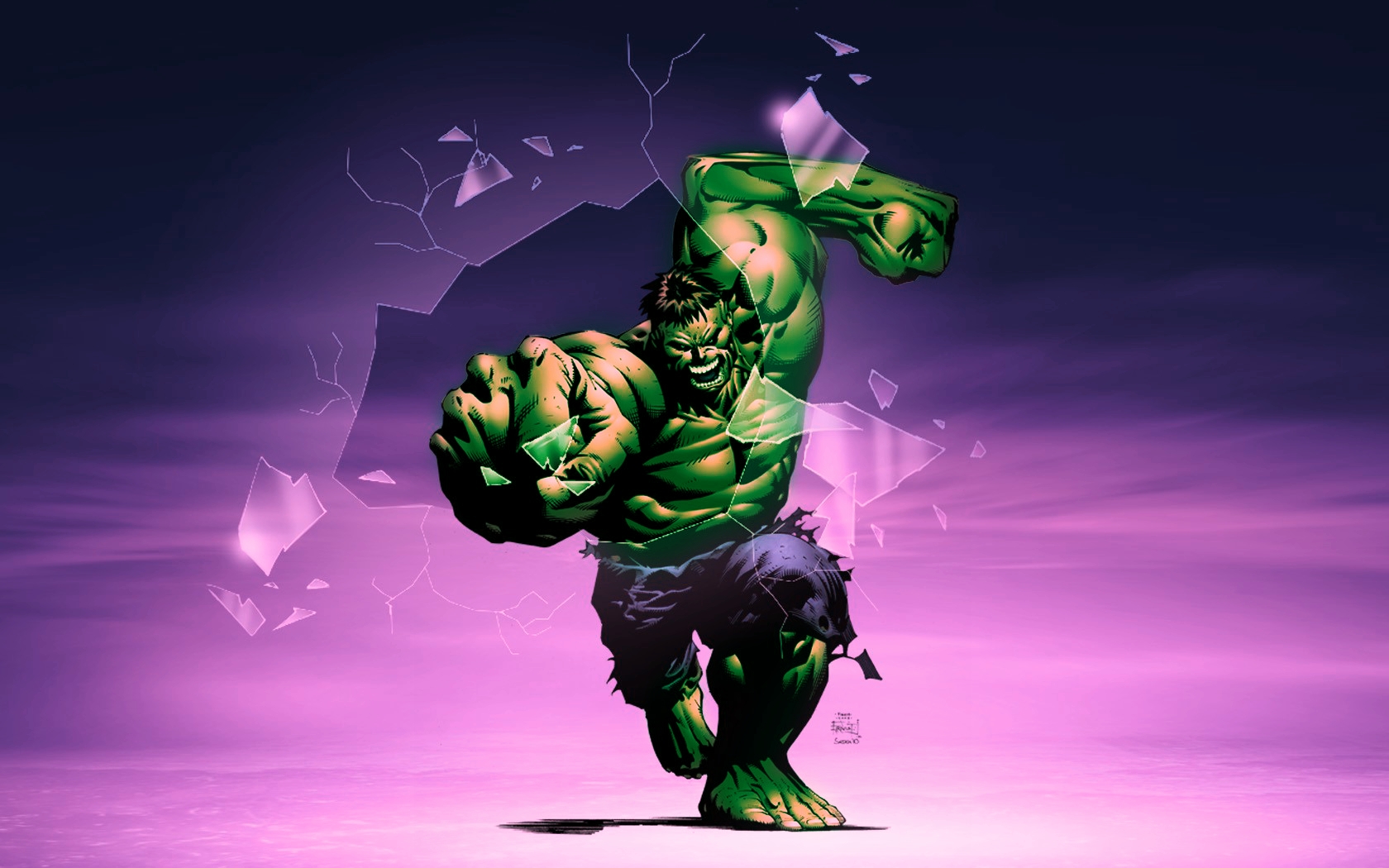 Hulk Widescreen Background - David Finch Hulk , HD Wallpaper & Backgrounds