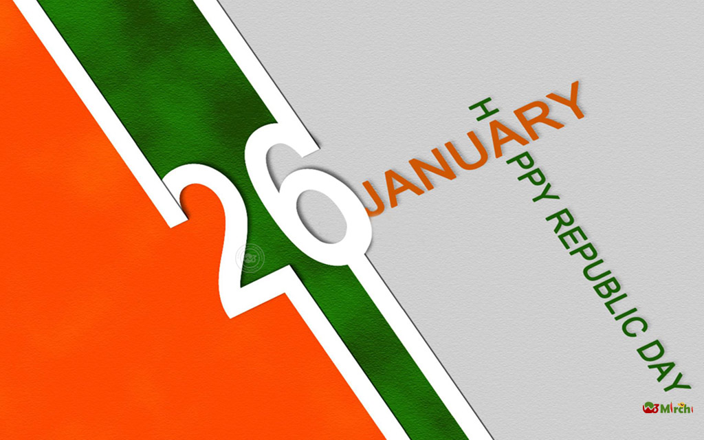 Happy Republic Day - 26 January Indian Flags , HD Wallpaper & Backgrounds