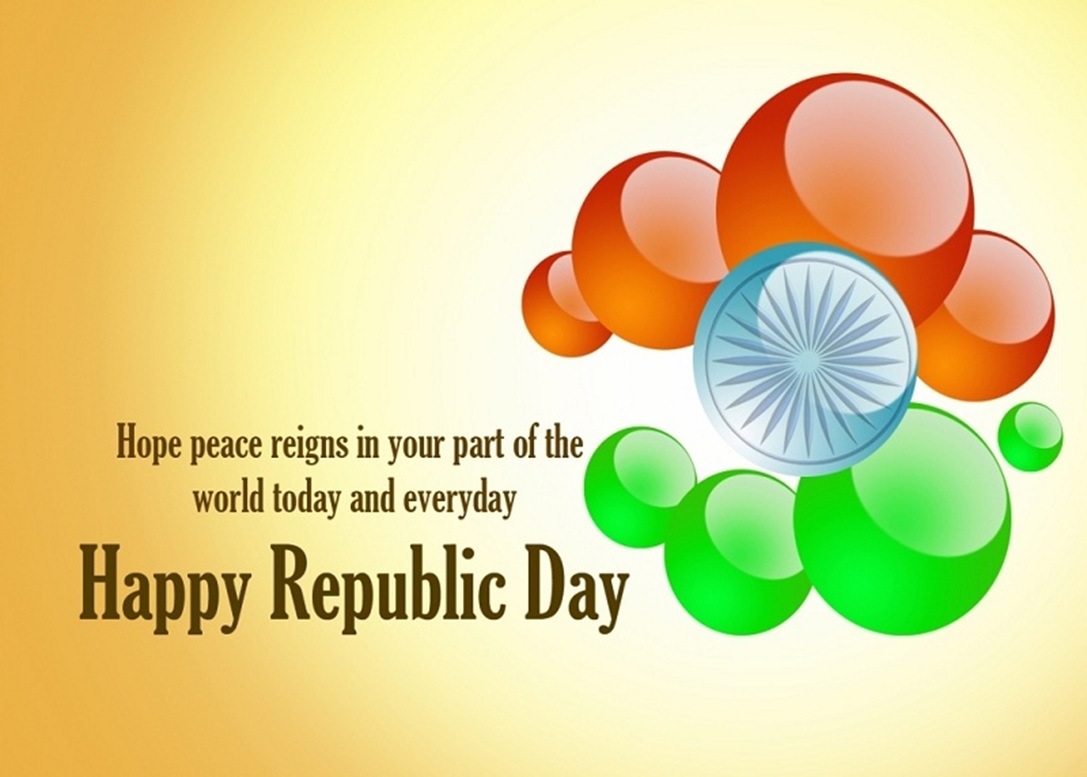 Happy Republic Day Messages - Happy Republic Day 2018 , HD Wallpaper & Backgrounds