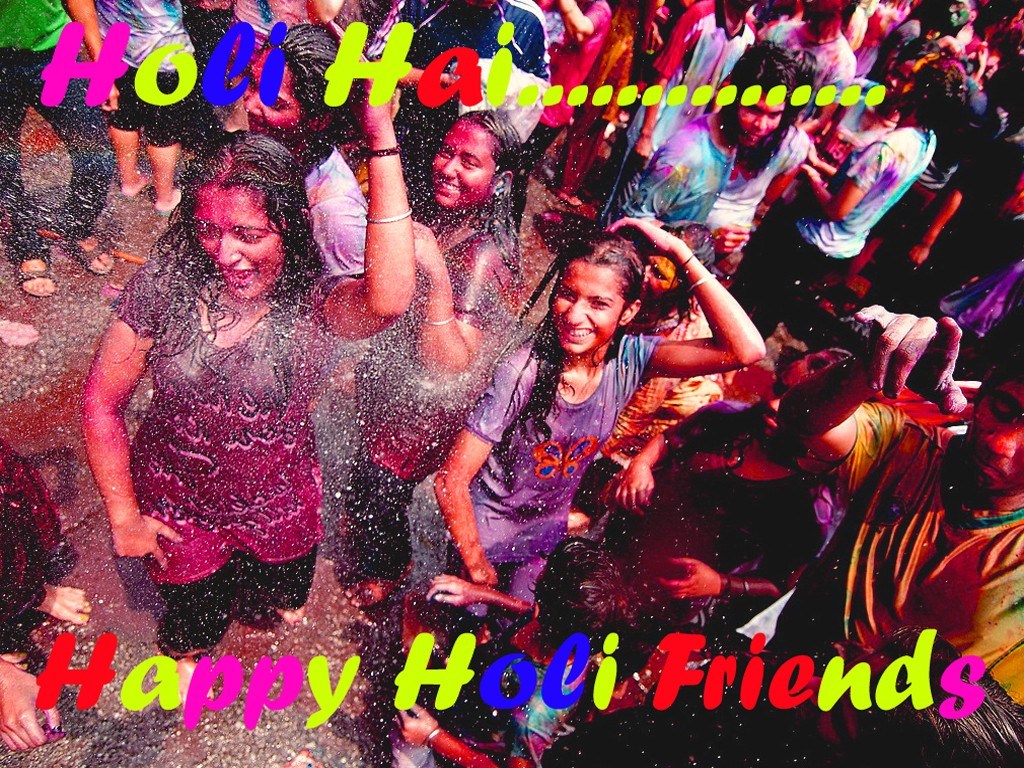Happy Holi In Advance Images Wishes New Happy Holi - Happy Holi In Advance Friends , HD Wallpaper & Backgrounds