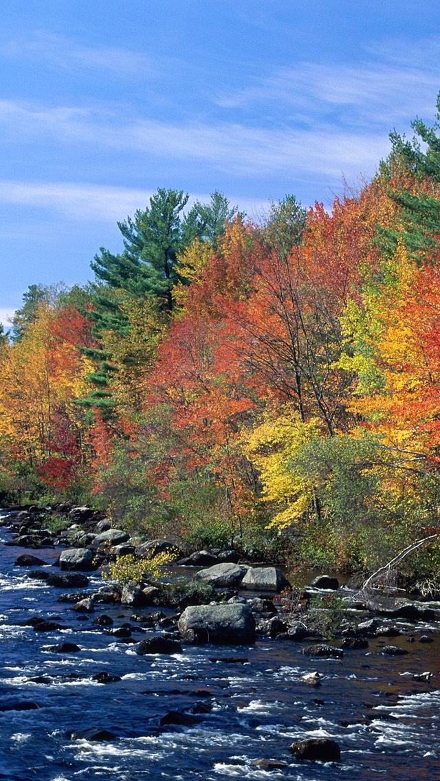 New England Fall Iphone , HD Wallpaper & Backgrounds