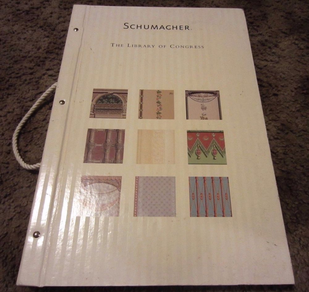 Vintage Schumacher Sample Wallpaper Book Library Of - Book , HD Wallpaper & Backgrounds