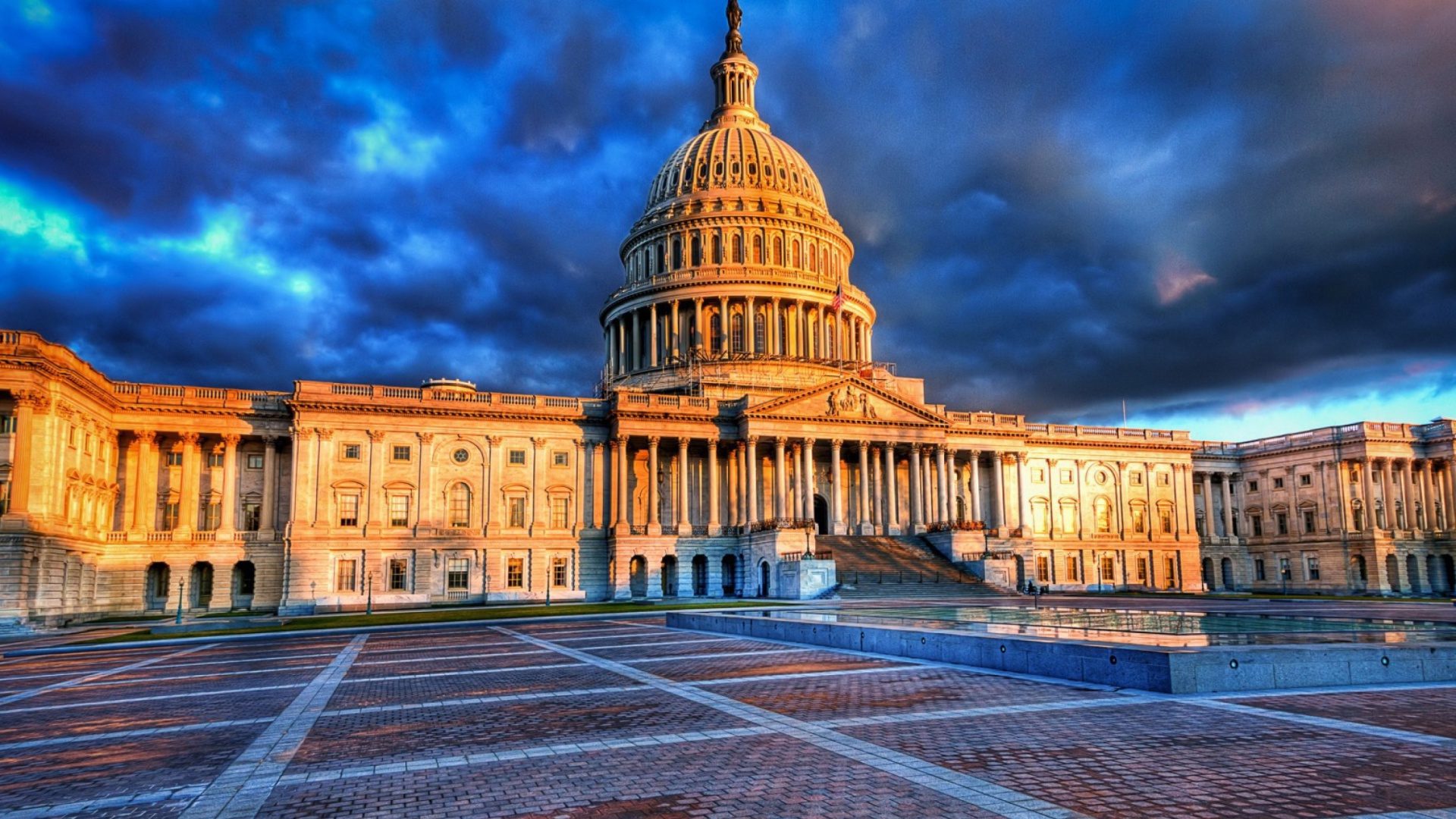 High Definition Wallpaper Of The Home Of United States - U.s. Capitol , HD Wallpaper & Backgrounds