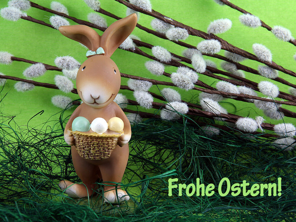 Osterhase - Grass , HD Wallpaper & Backgrounds