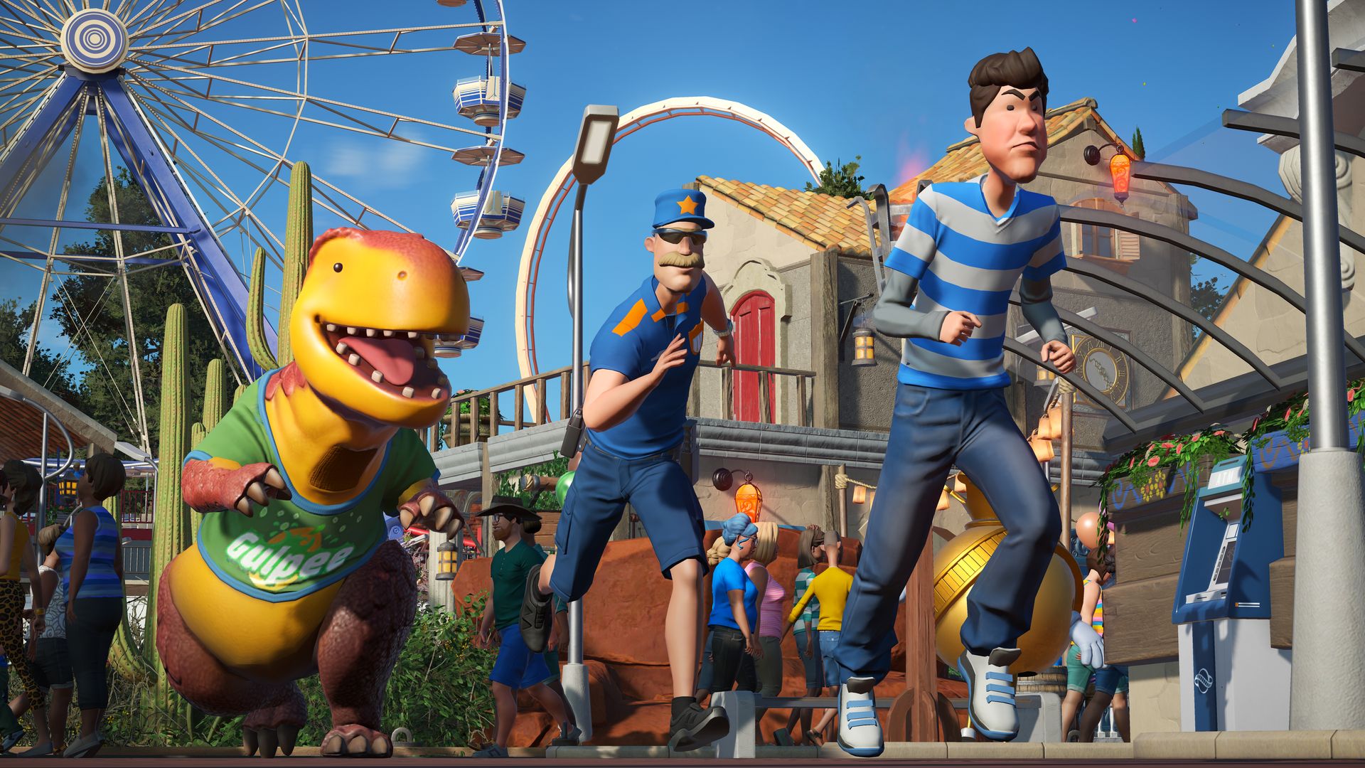 Planet Coaster Spring Update Available Now For Free - Planet Coaster Security Guard , HD Wallpaper & Backgrounds