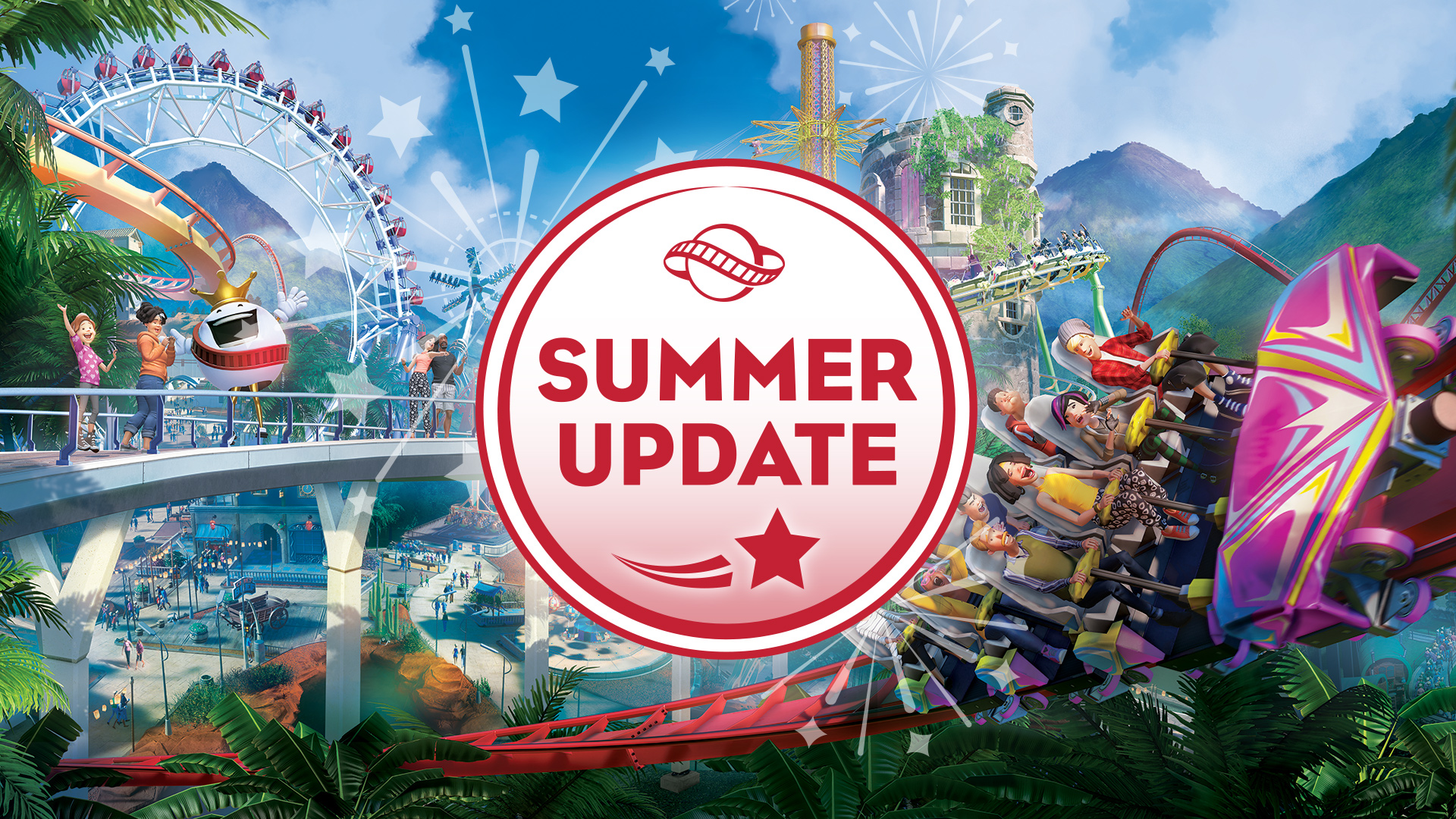 Frontier Reveals Planet Coaster's Free Summer Update - Planet Coaster For Ps4 , HD Wallpaper & Backgrounds