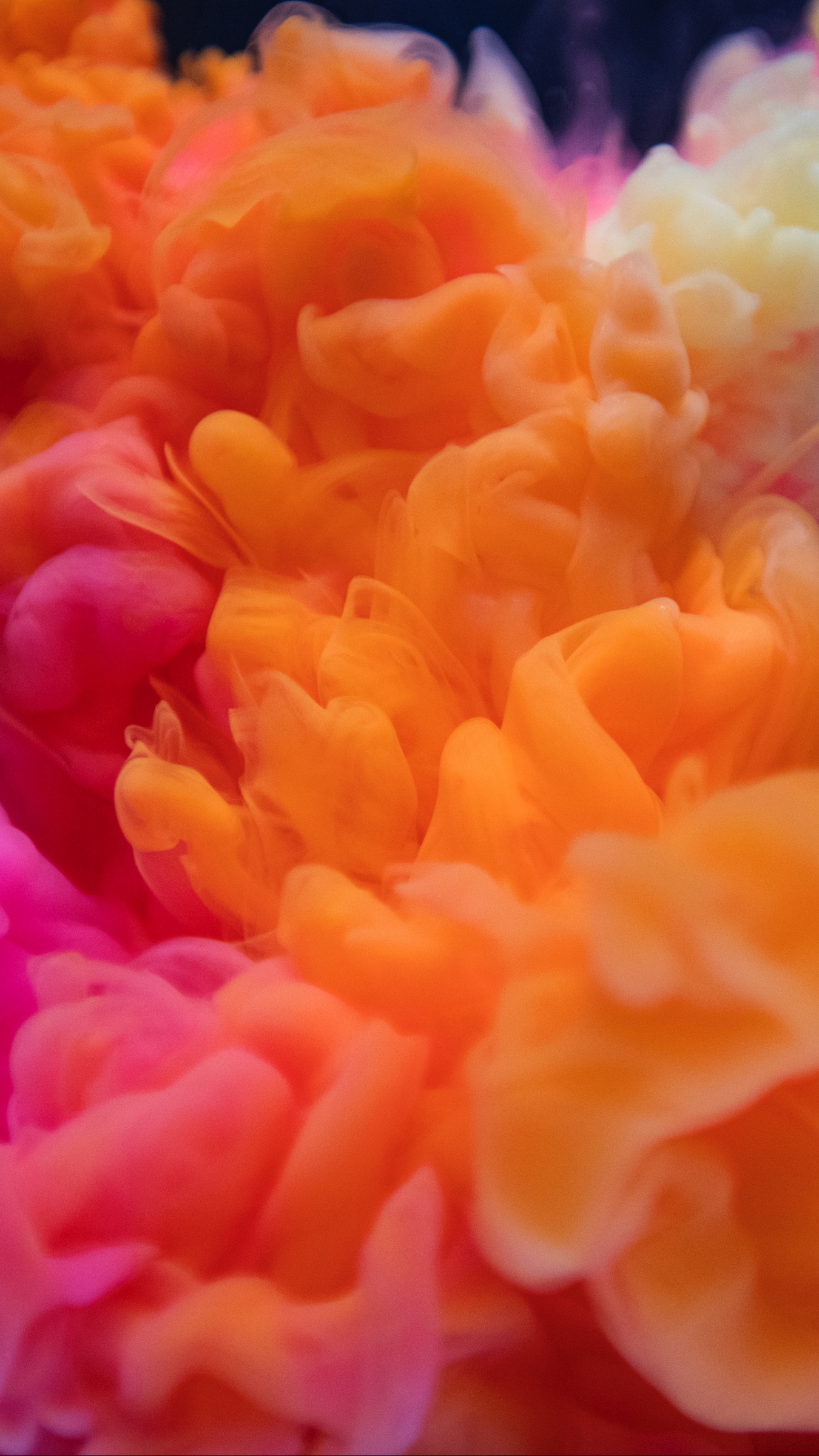 Wallpaper Smoke, Bunches, Colored Smoke, Orange, Pink , HD Wallpaper & Backgrounds