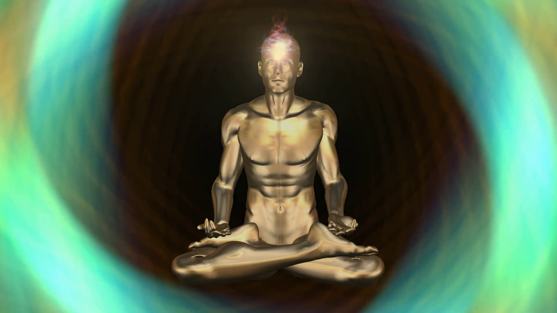 Man Silhouette In Enlightened Kundalini Yoga Meditation - Body Pose Men Silhouette , HD Wallpaper & Backgrounds