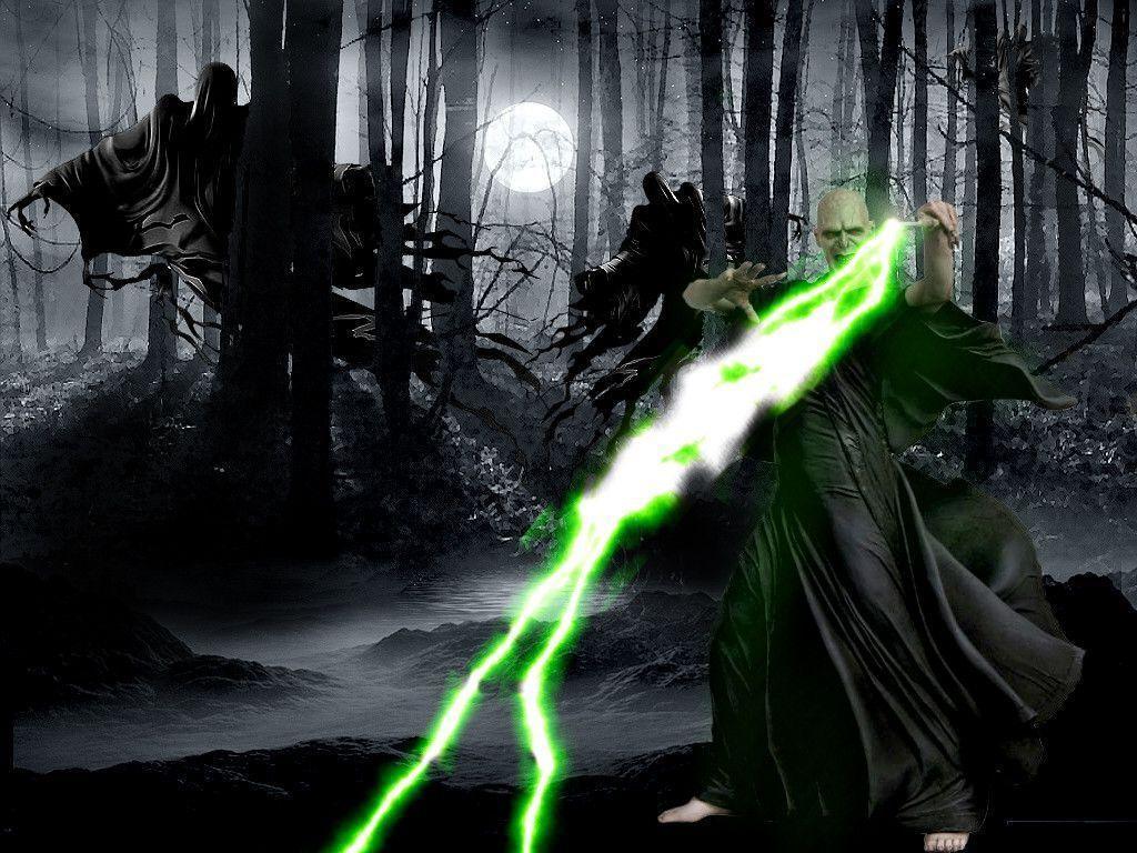 Pix For > Harry Potter Vs Voldemort Wallpaper - Dark Forest Wallpaper Iphone , HD Wallpaper & Backgrounds