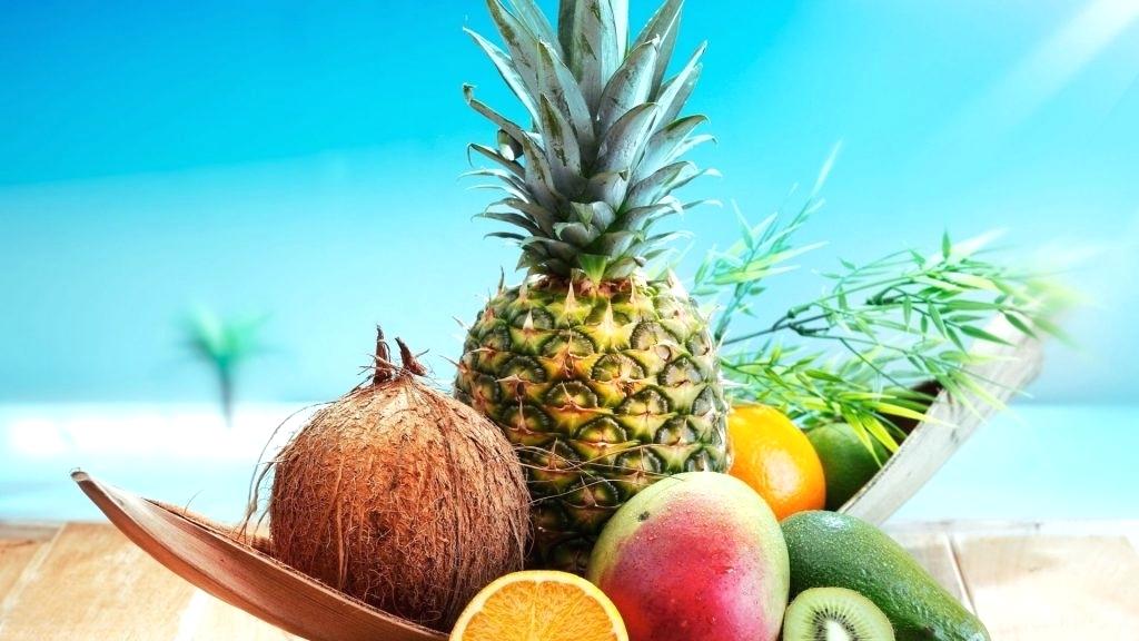 Animated Nature Wallpapers For Mobile Phones Hd Download - Pineapple And Coconut On Beach , HD Wallpaper & Backgrounds