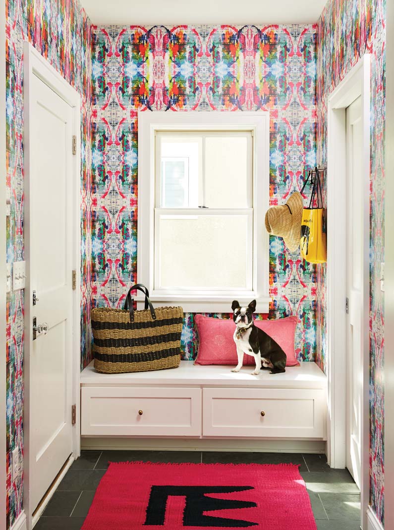 Mh 2019 03 Colorful Brooke Voss Mudroom X - Living Room , HD Wallpaper & Backgrounds