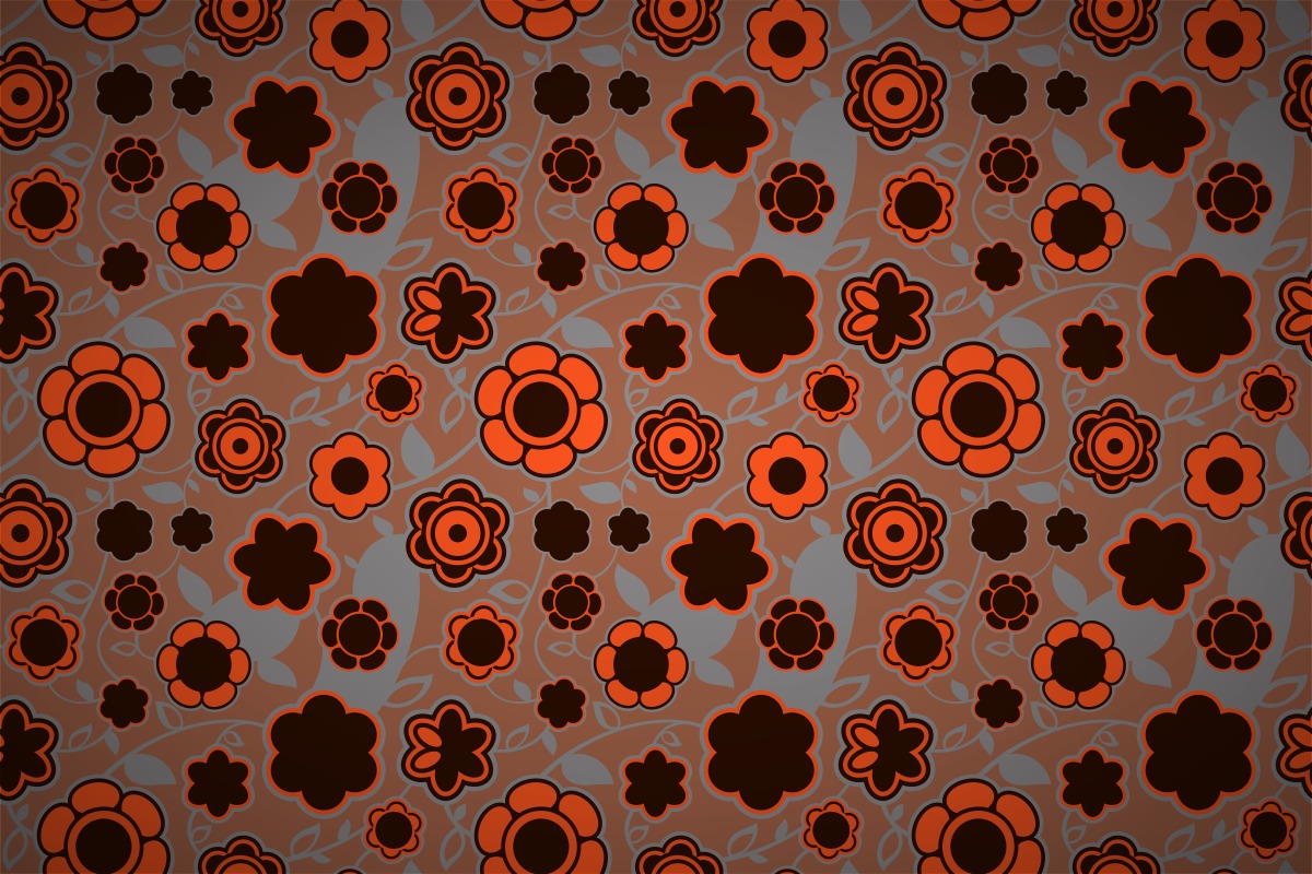 Free Retro Intense Floral Seamless Wallpaper Patterns - Intense Patterns , HD Wallpaper & Backgrounds