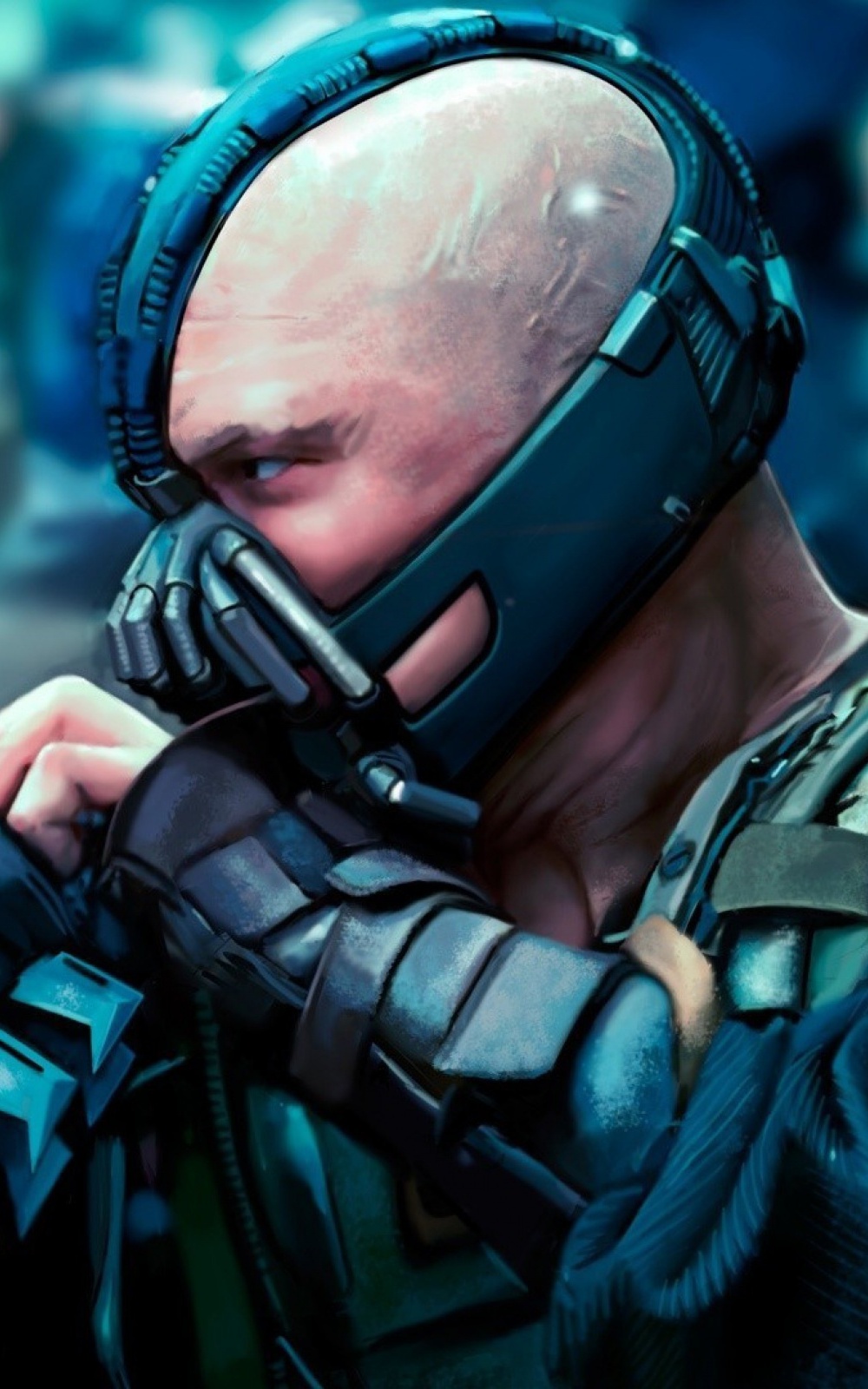 Download Link - Dark Knight Rises Batman Defeats Bane , HD Wallpaper & Backgrounds