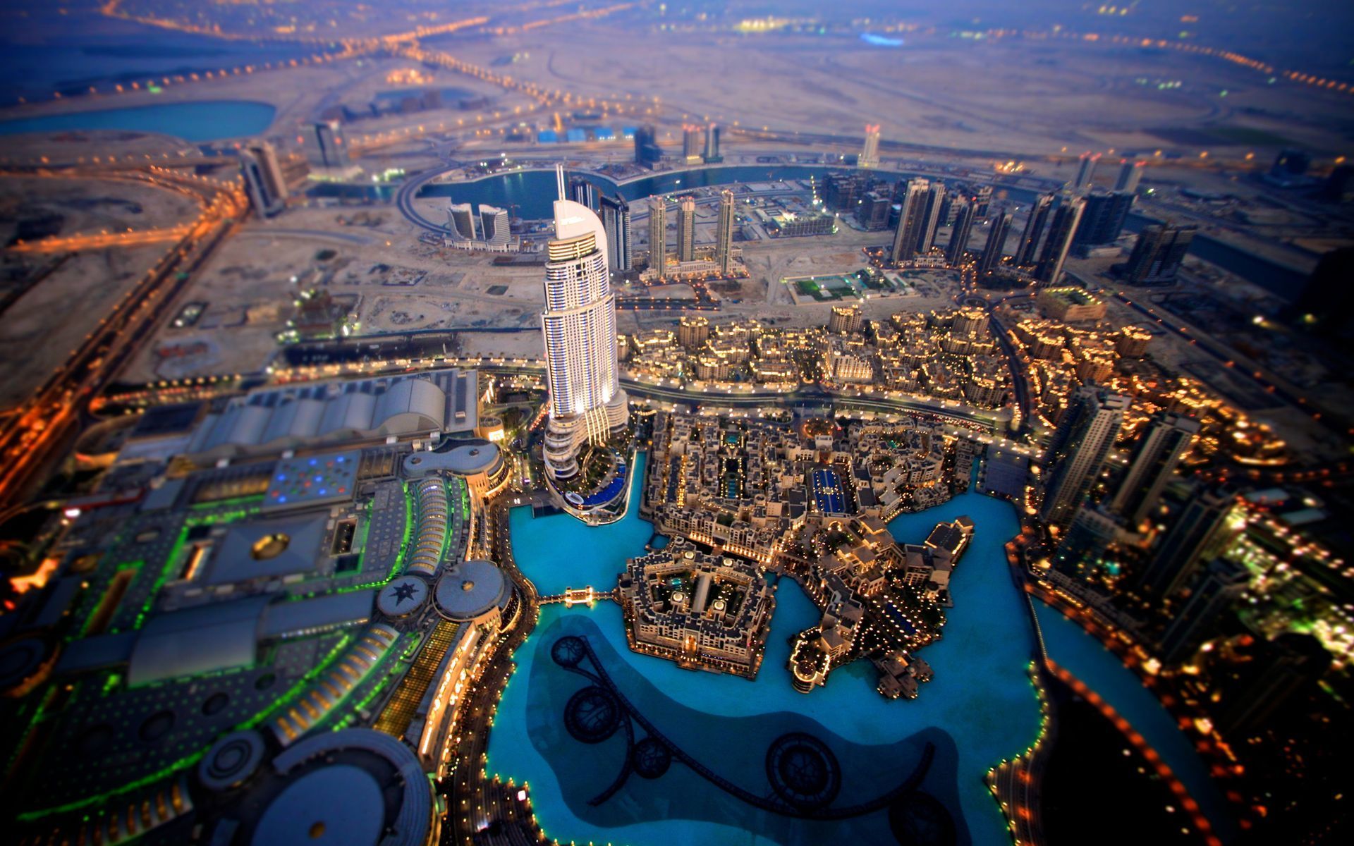 Dubai Cityscapes Tilt Shift Wallpaper - Uae Hd , HD Wallpaper & Backgrounds