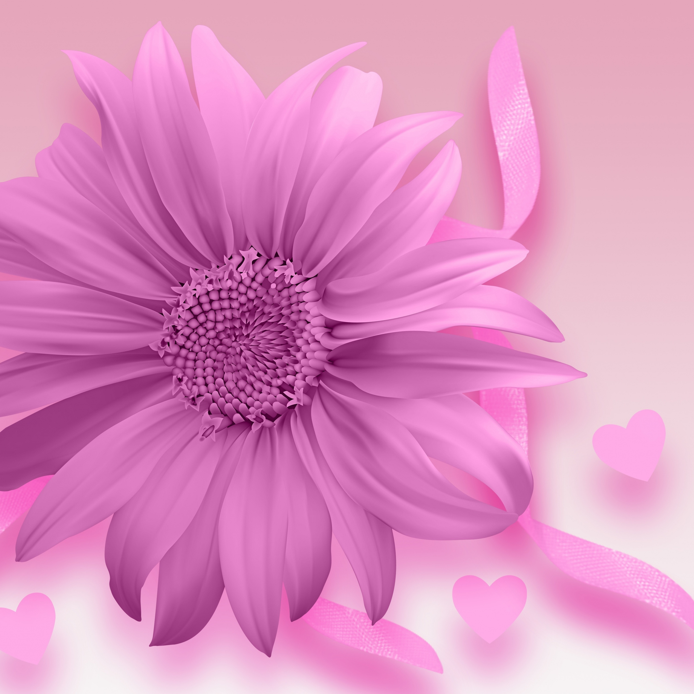 Wallpaper Digital Art, Gerbera, Flower - Good Morning Flower Picture Download , HD Wallpaper & Backgrounds