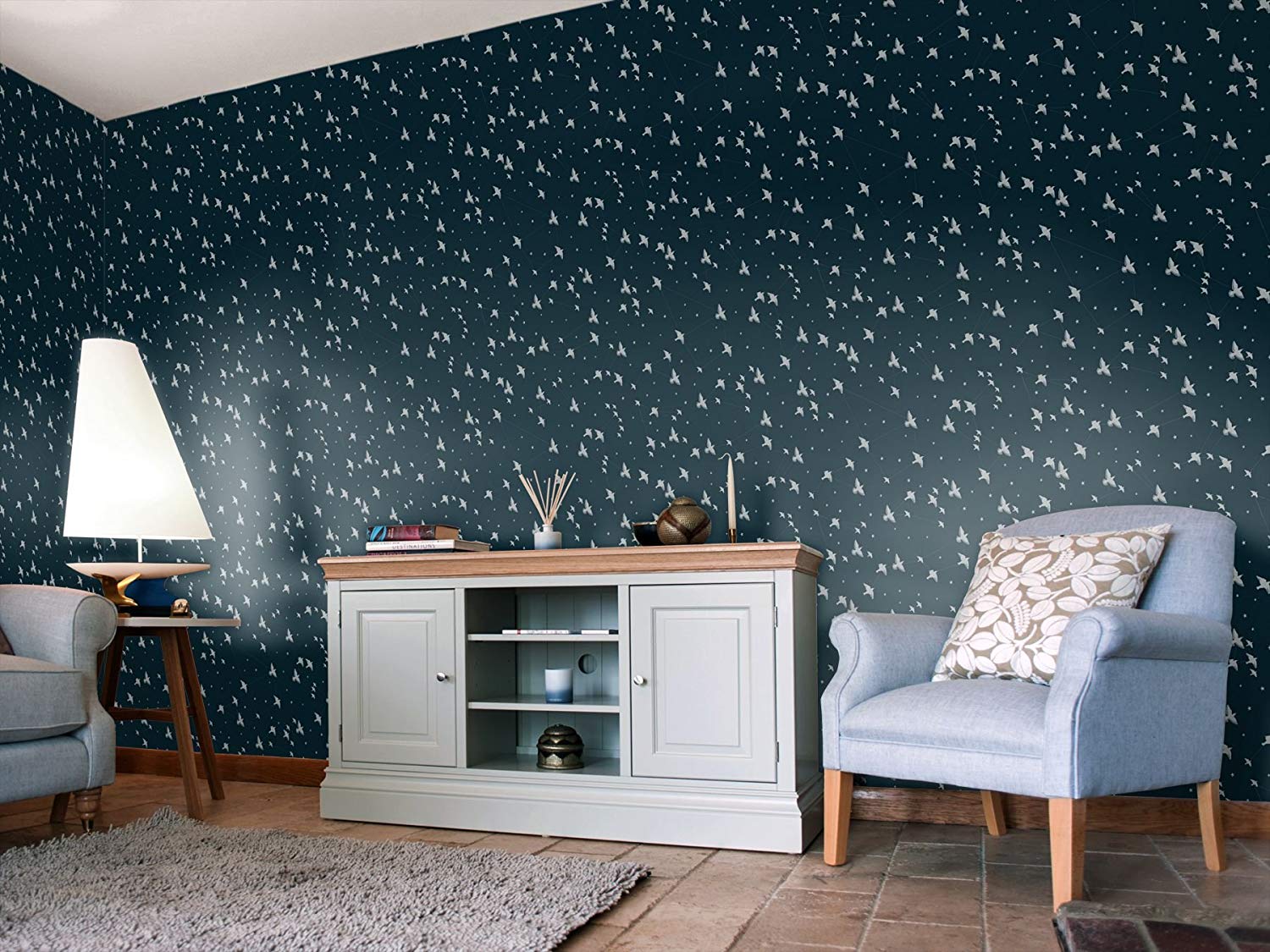 Mini Moderns Star-ling Wallpaper Azdpt029mi Colour - Ralph Lauren Coco De Mer , HD Wallpaper & Backgrounds