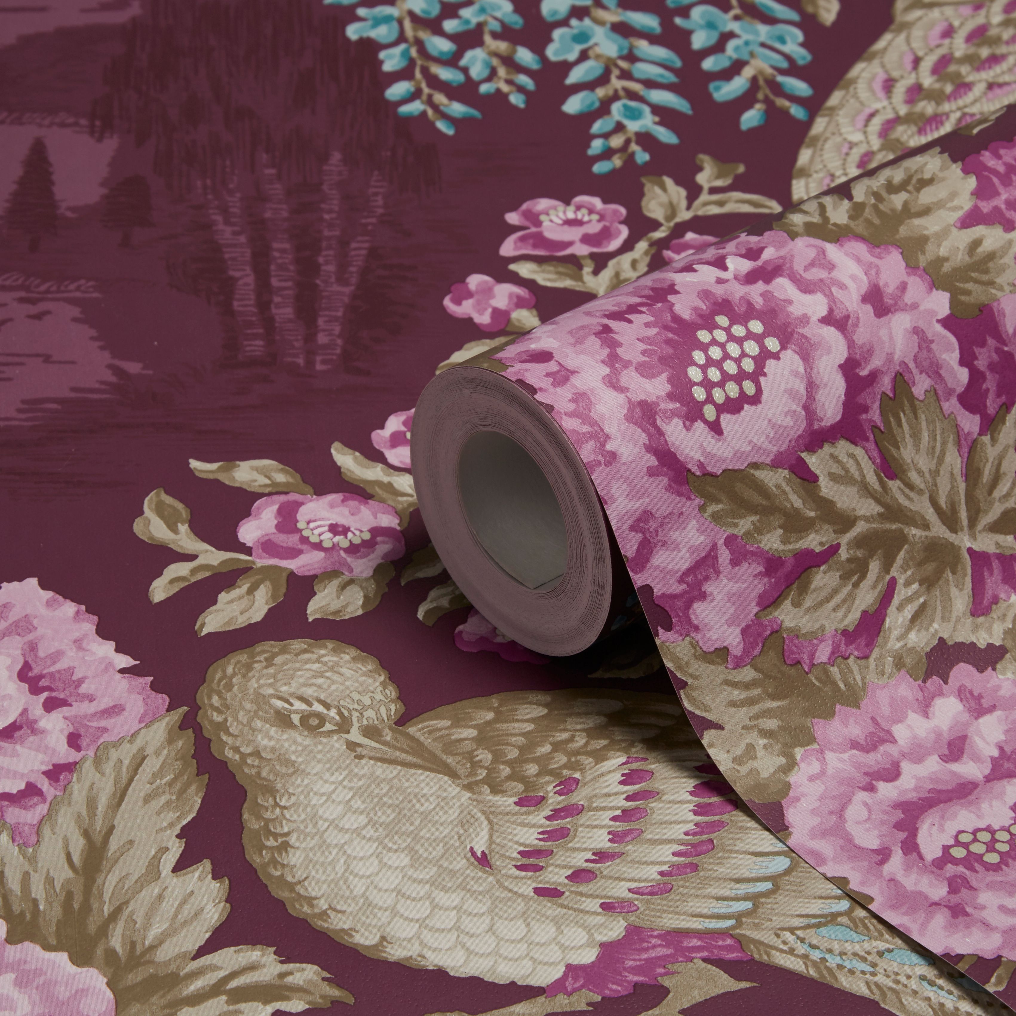 Holden Décor Sekiya Purple Floral , HD Wallpaper & Backgrounds