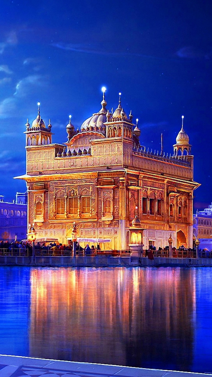 Hd Wallpapers - Golden Temple Night View , HD Wallpaper & Backgrounds