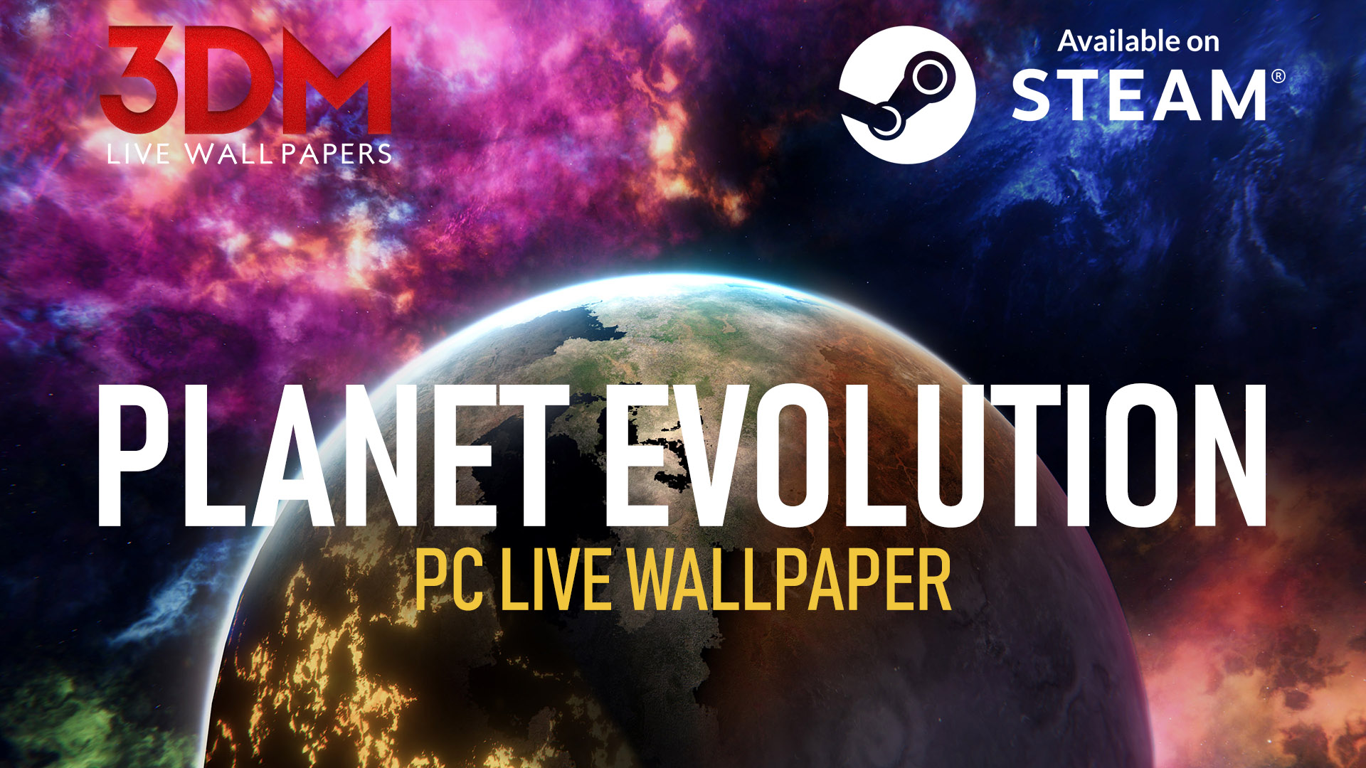 3dm Planet Evolution Live Wallpapers Steam - Poster , HD Wallpaper & Backgrounds