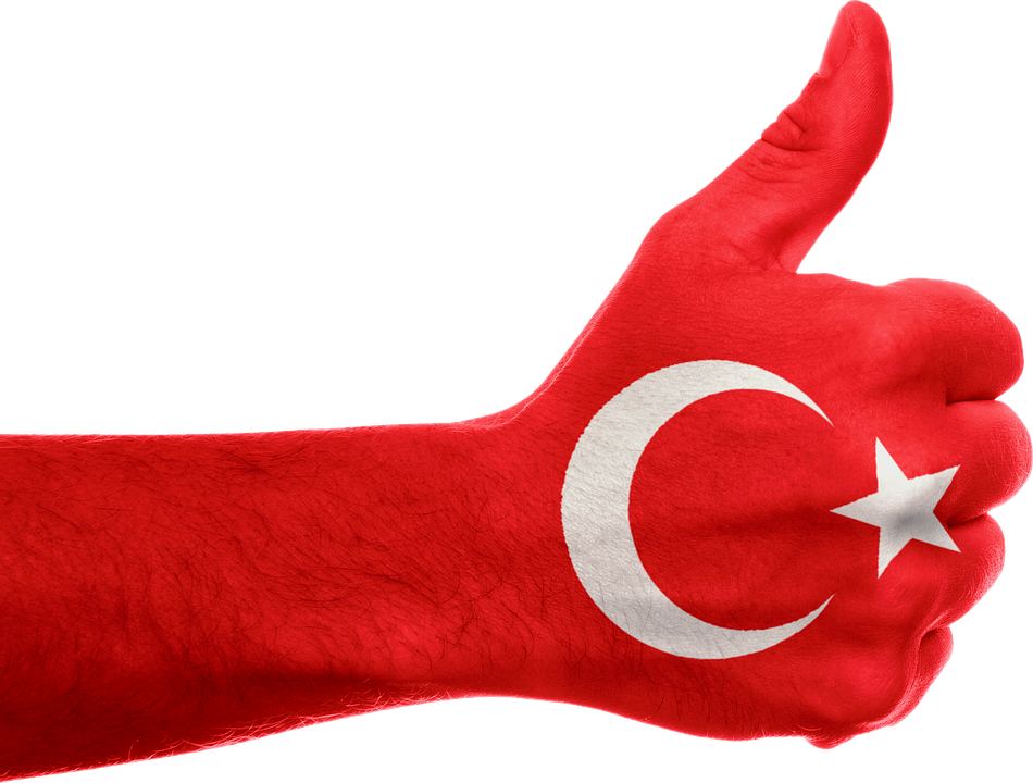 Turkey, Flag, Hand, National, Asia - Turkish Flag Transparent , HD Wallpaper & Backgrounds