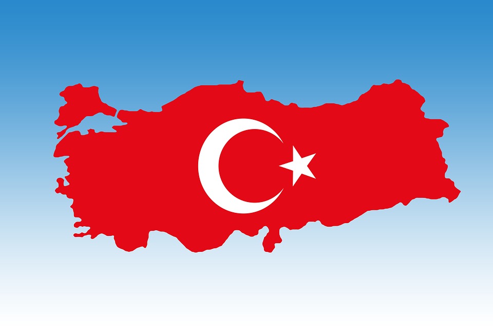 Turkey, Crescent, Sickle, Star, Land - Turkey Map Flag , HD Wallpaper & Backgrounds