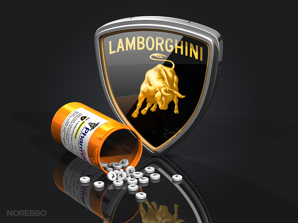 Marvelous Lamborghini Logo 76 For Your Used Car Search - Lamborghini Logo Wallpaper 4k , HD Wallpaper & Backgrounds