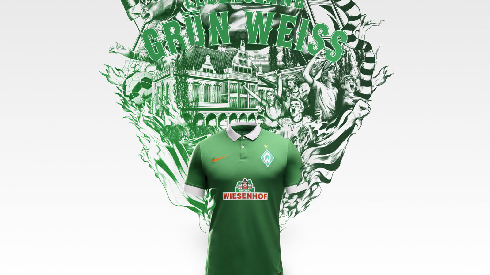 Fa14 Fb We Club Kits Werder Home Hero - Sv Werder Bremen , HD Wallpaper & Backgrounds