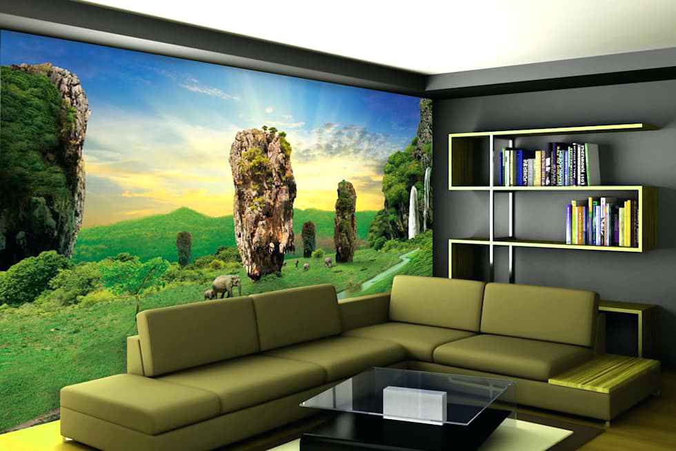 Nature Wallpaper For Walls Nature Wallpaper For Living - Ko Tapu (james Bond Island) , HD Wallpaper & Backgrounds