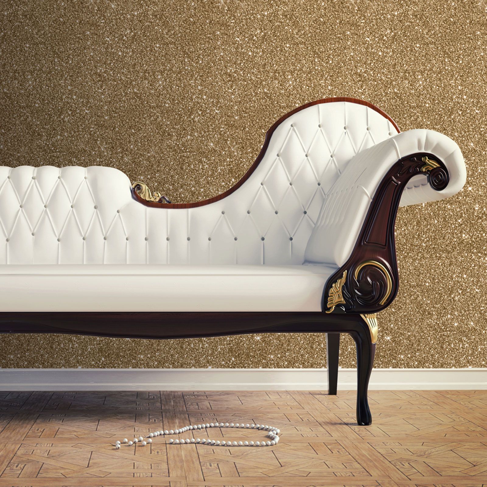 Muriva Rose Gold Wallpaper Lipsy Sequins Metallic Sparkle - Black Glitter Wallpaper Room , HD Wallpaper & Backgrounds