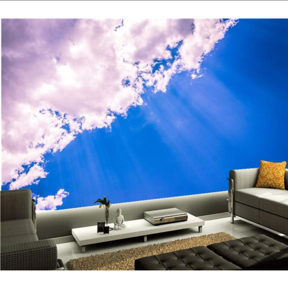 Hwhz Custom 3d Murals,sky Clouds Rays Of Light Nature - Paisajes 3d Para Pared , HD Wallpaper & Backgrounds