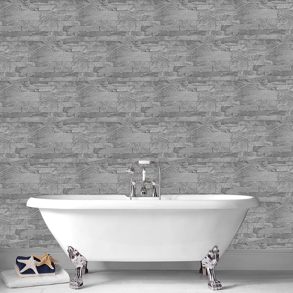 Terracotta Ledgestone Wallpaper Home, Furniture & Diy - Graham And Brown 33 071 , HD Wallpaper & Backgrounds