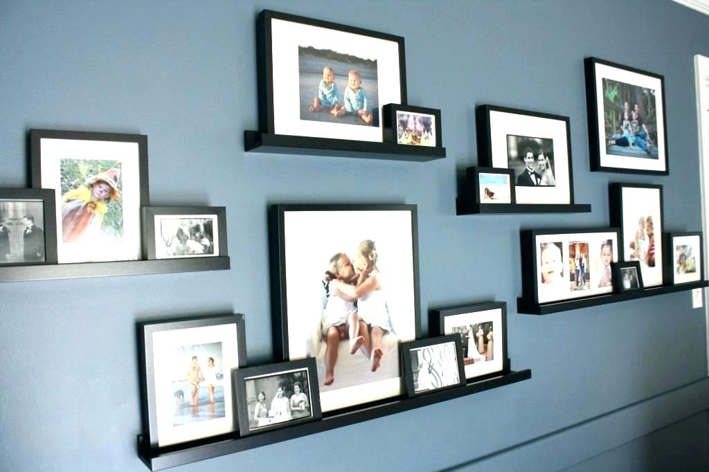 Wall - Ikea Picture Frame Shelves In Hallway , HD Wallpaper & Backgrounds