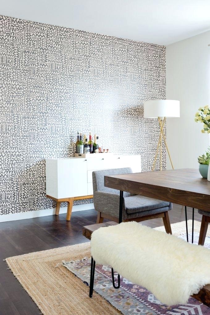 Accent Wall With Wallpaper Bedroom Renovating Ideas Ideas