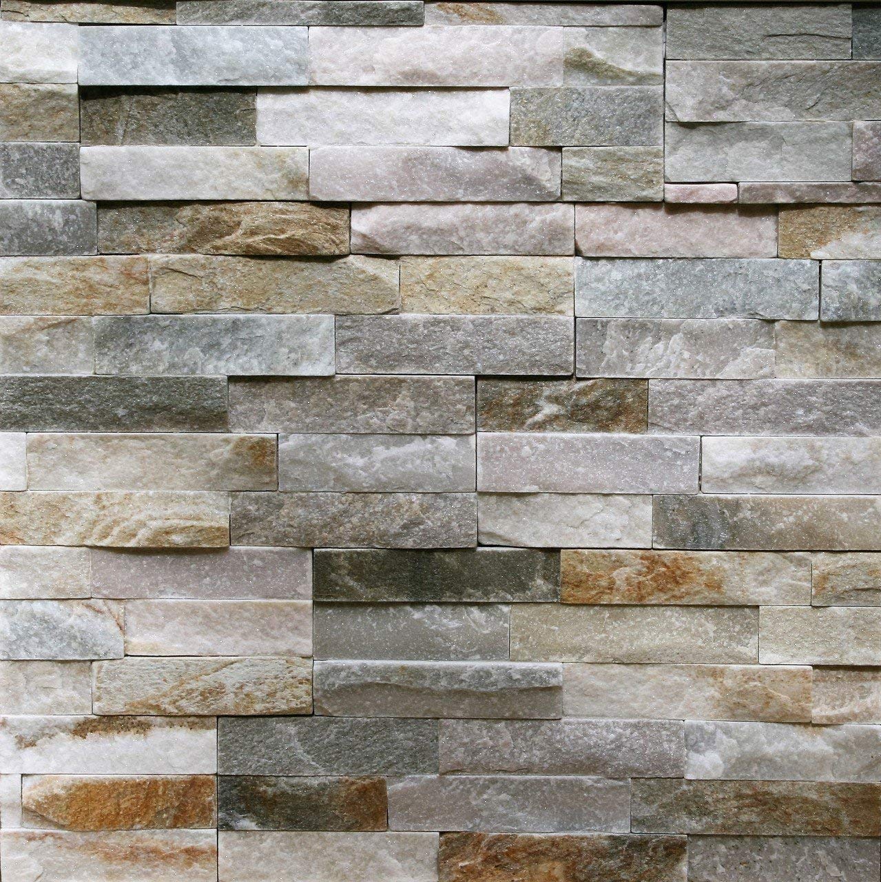Sample Of Natural Ledgestone Wall Panel Canyon Beige - Ledger Stone Veneer , HD Wallpaper & Backgrounds