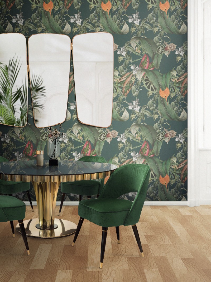 8 Floral Wallpapers That Will Bring The Outdoors Into - Brabbu Dining Chair , HD Wallpaper & Backgrounds