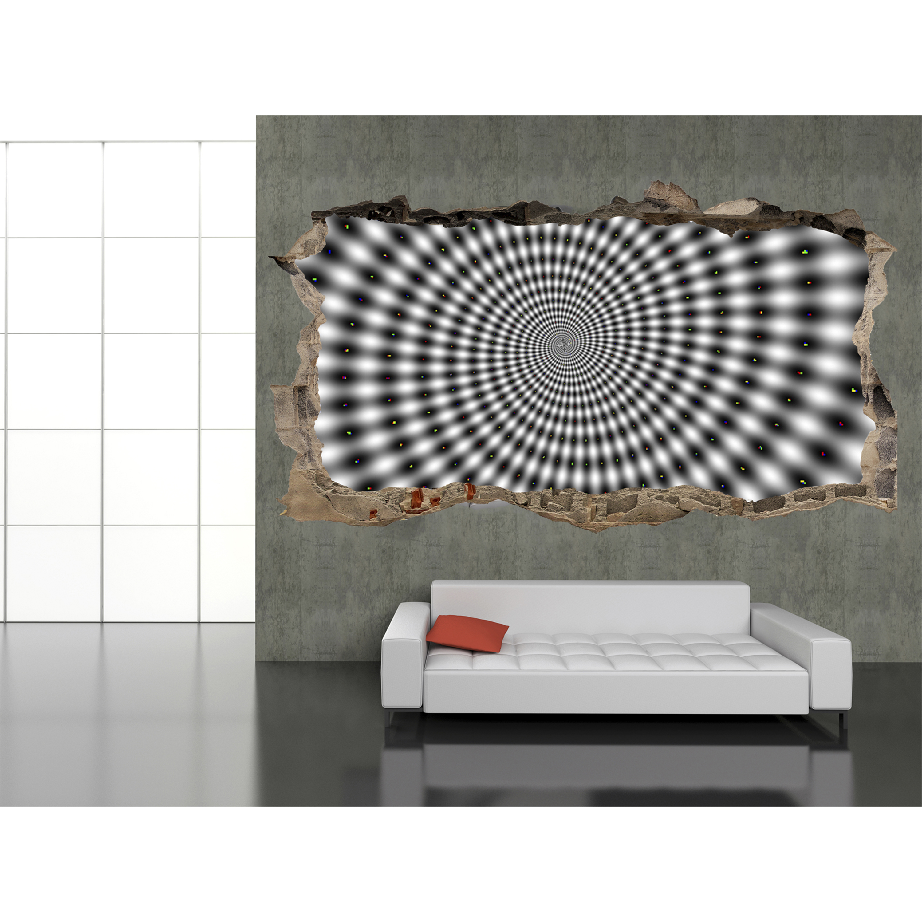 Startonight 3d Mural Wall Art Photo Decor Hypnotic - Top 3 Optical Illusions , HD Wallpaper & Backgrounds