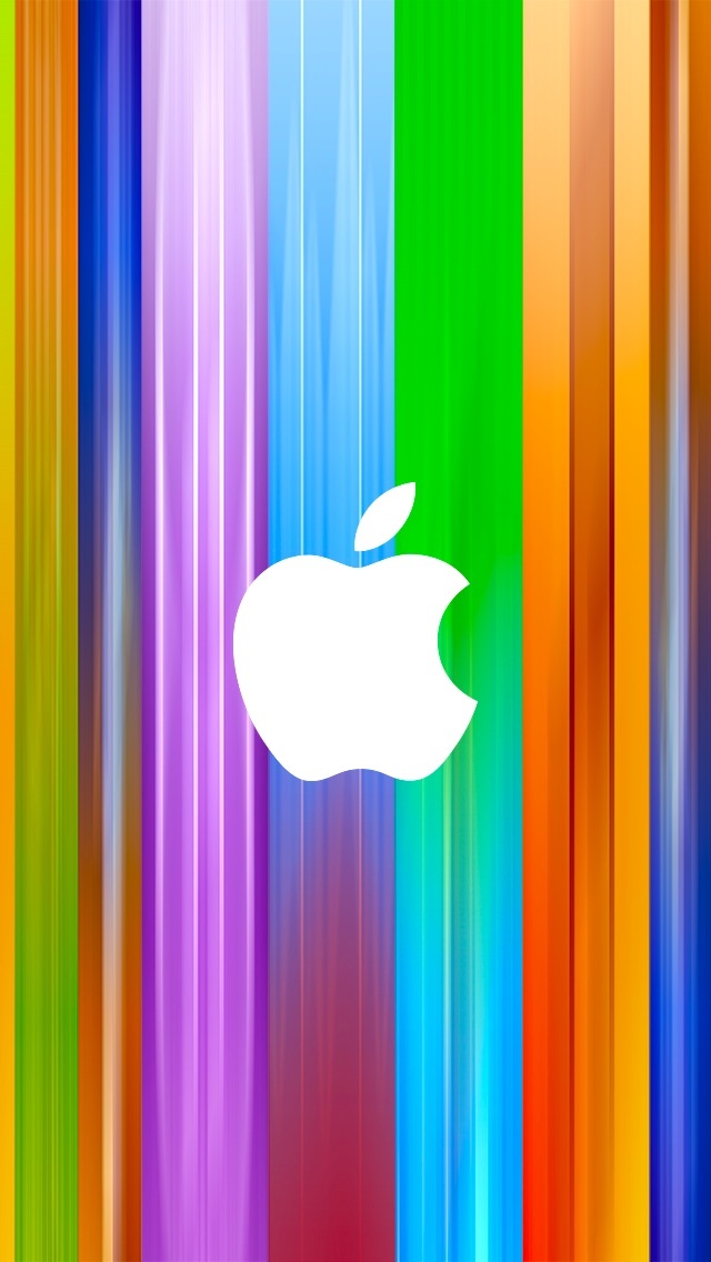 Iphone 5 Wallpaper Apple Colors Stripes - Stripes Wallpaper For Iphone 7 , HD Wallpaper & Backgrounds