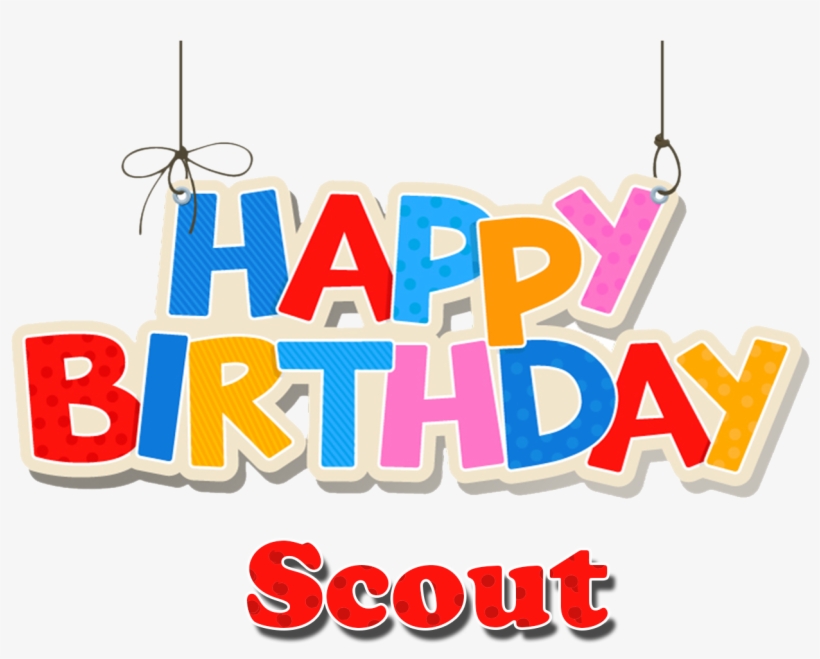 Scout Happy Birthday Name Png - Happy Birthday David Png , HD Wallpaper & Backgrounds