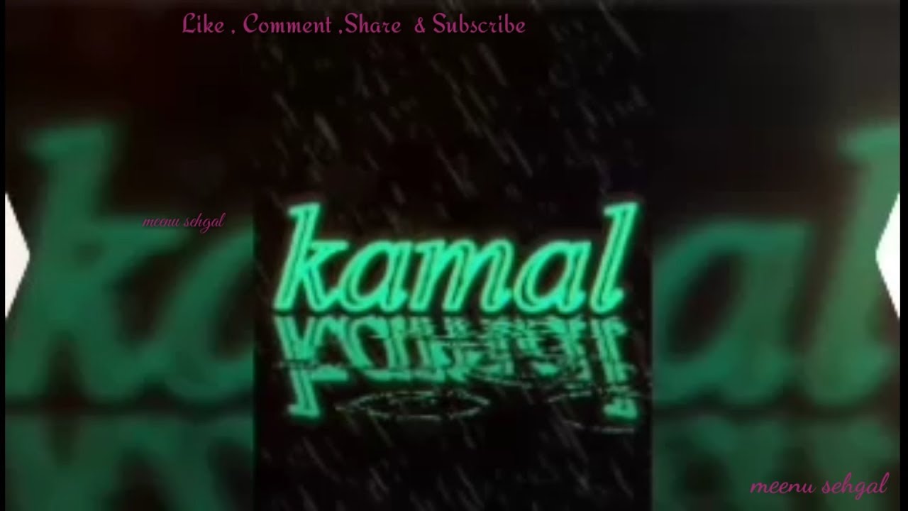 Kamal Name Whatsapp Status Video - Darkness , HD Wallpaper & Backgrounds