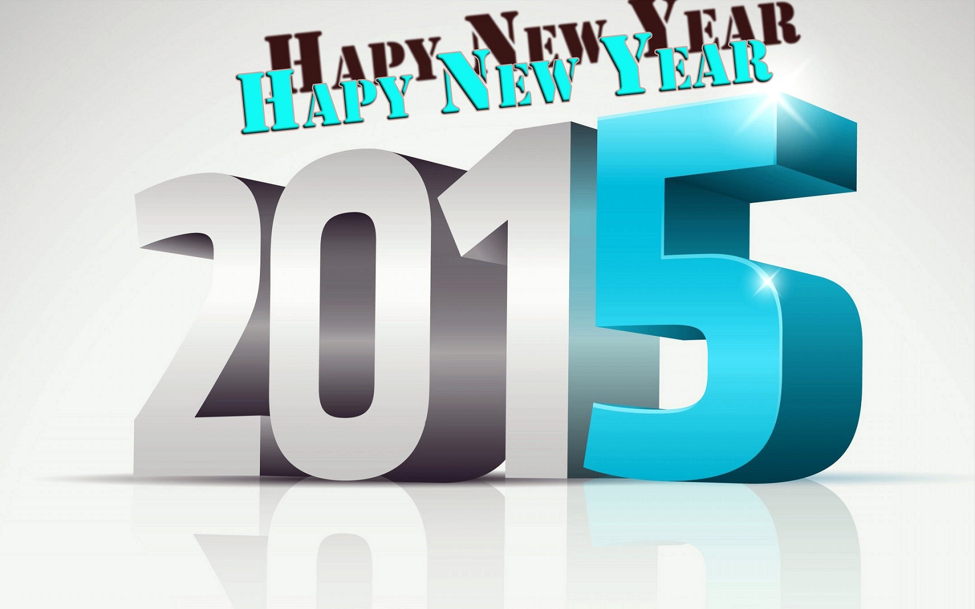 New Year 2015 Hd Wallpaper - Happy New Year 2017 3d Text Png , HD Wallpaper & Backgrounds