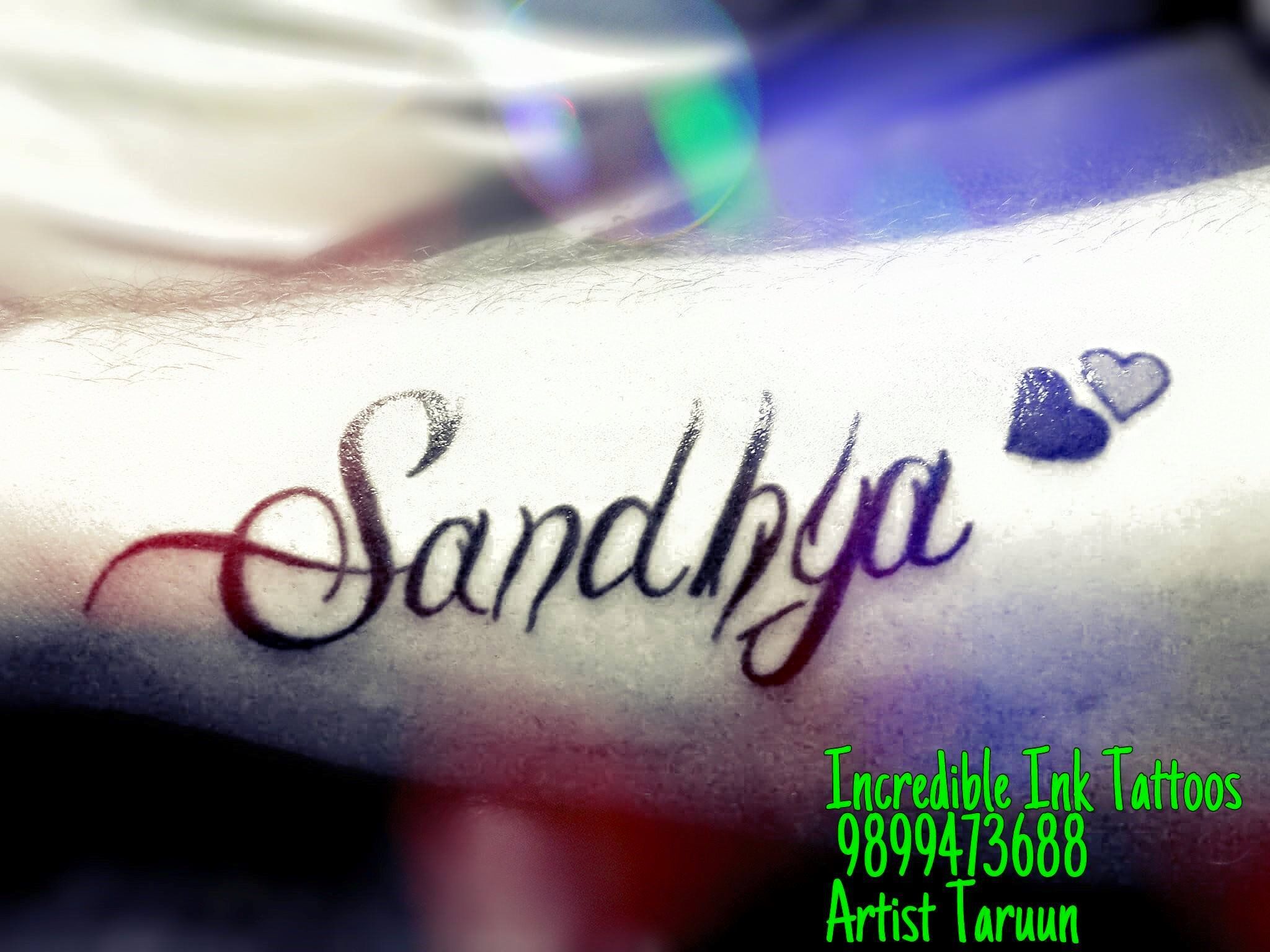 Sandhya Name Wallpaper - Sandhya Name Tattoo Designs , HD Wallpaper & Backgrounds