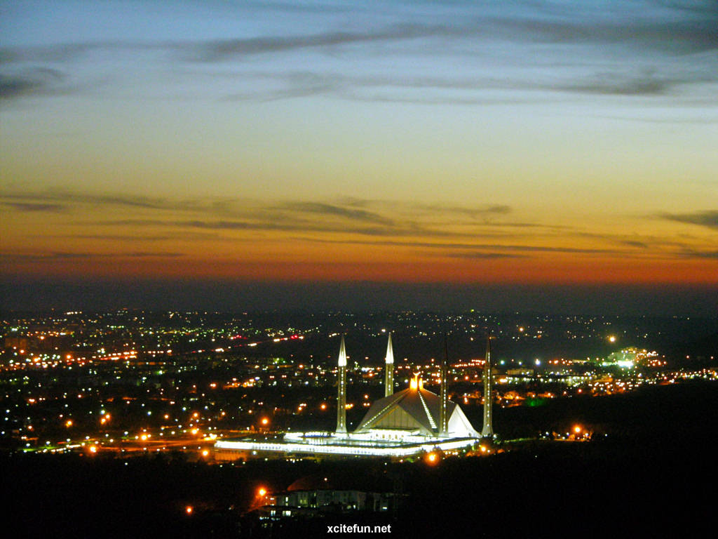 Islamabad City At Night , HD Wallpaper & Backgrounds