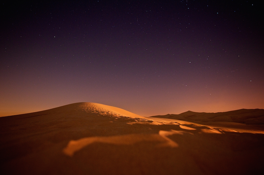 Beautiful Desert - Nighttime In The Desert , HD Wallpaper & Backgrounds